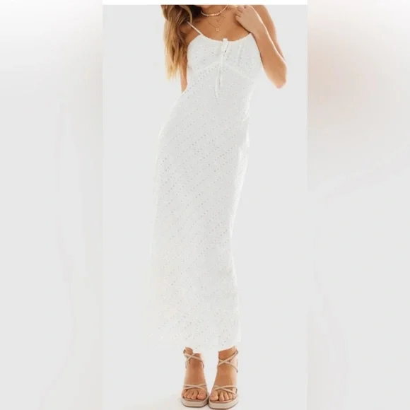 RAYA DRESS WHITE DRESS - Picture 1 of 8